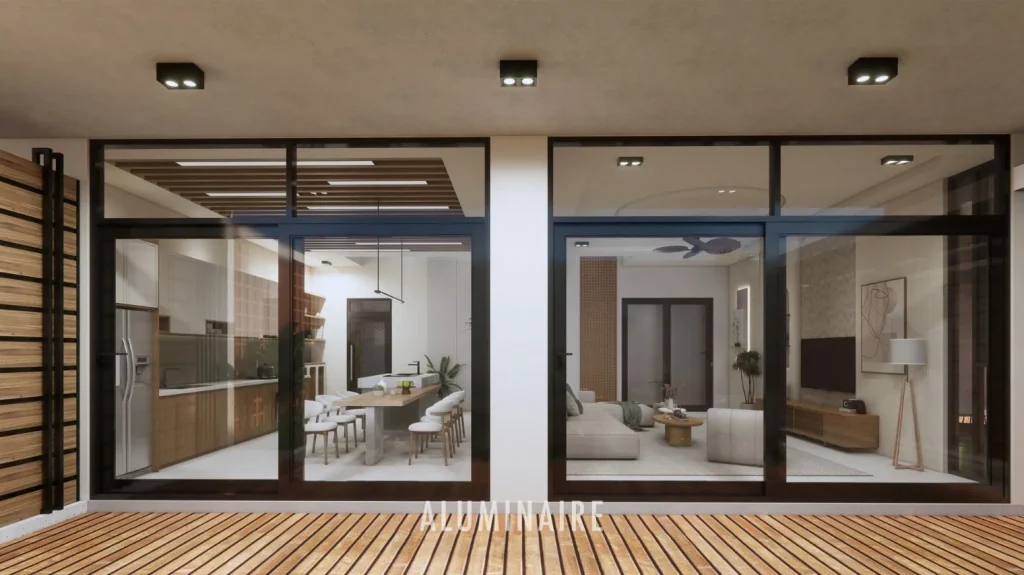 Model pintu aluminium terbaru