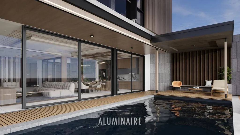 Model pintu aluminium terbaru